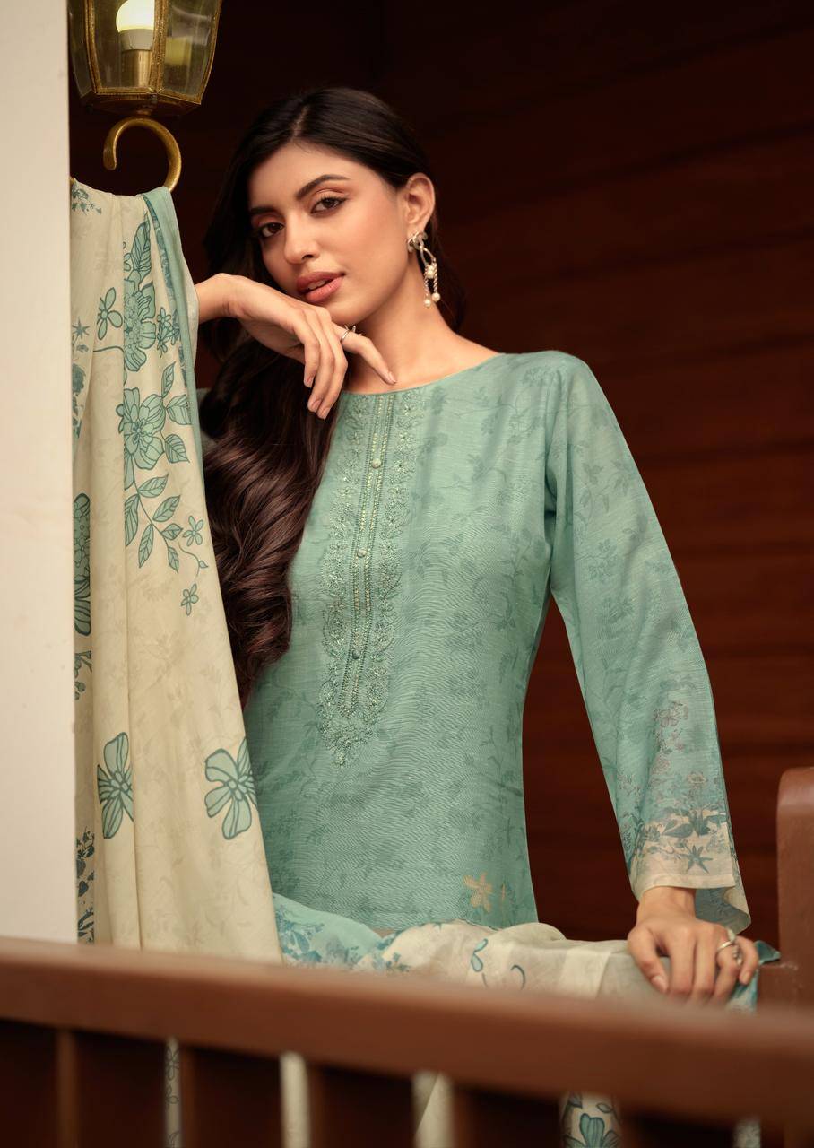 SAFIRA By SANNA Fashion 11149 TO 11154 series Beautiful Festive Suits Stylish PURE HAMP LINEN PRINTED Dresses At Wholesale Price